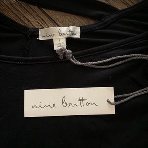 Soft, layered, black tank